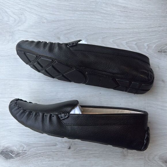 Cole Haan Evelyn Driver loafer black Leather size 6 NWT in box - Picture 11 of 14